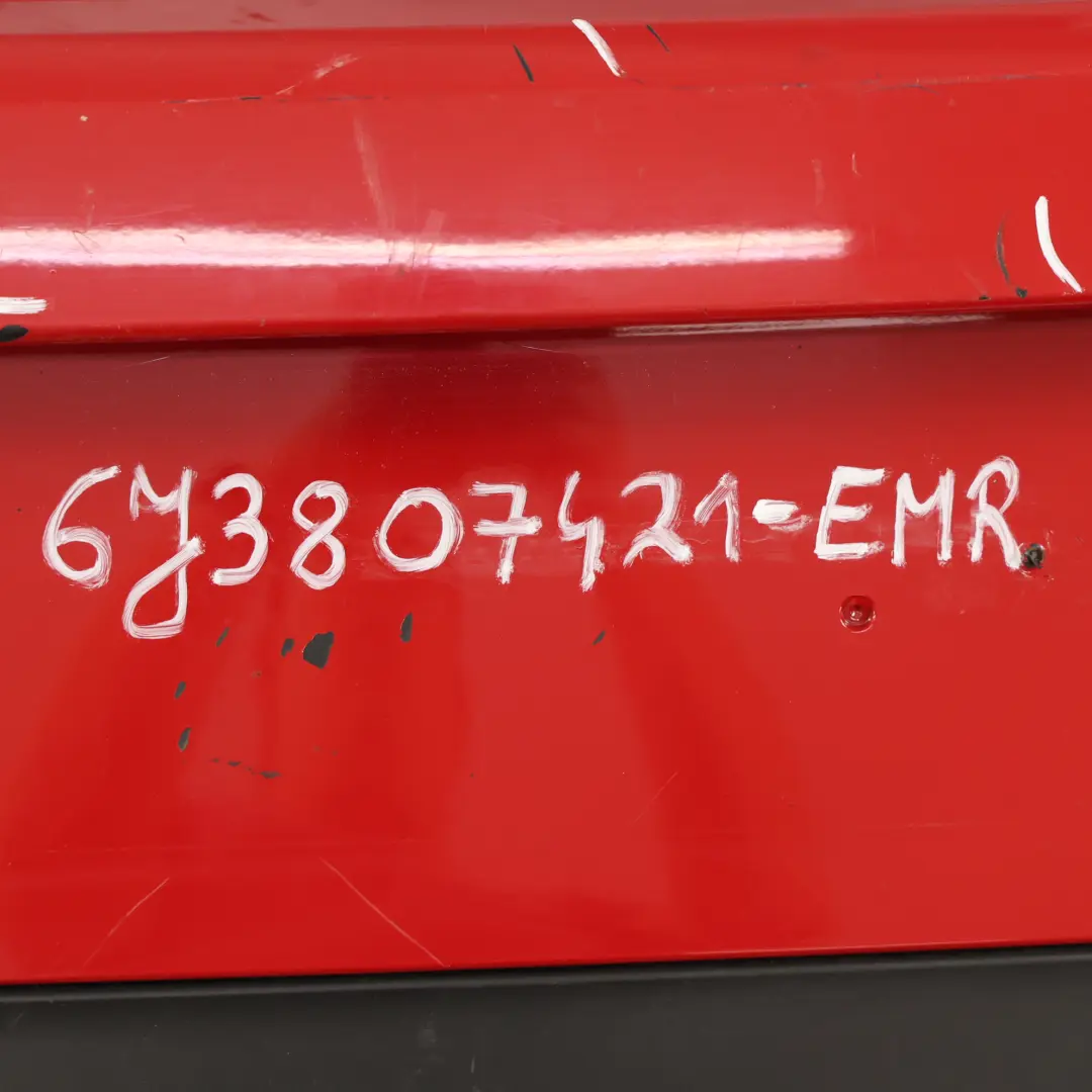 Seat Ibiza Mk4 6J FR Zderzak Tylny Emotion Red Czerwony - S3H - SKU 6J3807421-EMR - Numer Części 6J3807421