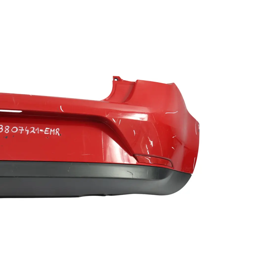 Seat Ibiza Mk4 6J FR Rear Bumper Panel Cover Trim Emotion Red - S3H - SKU 6J3807421-EMR - Part number 6J3807421