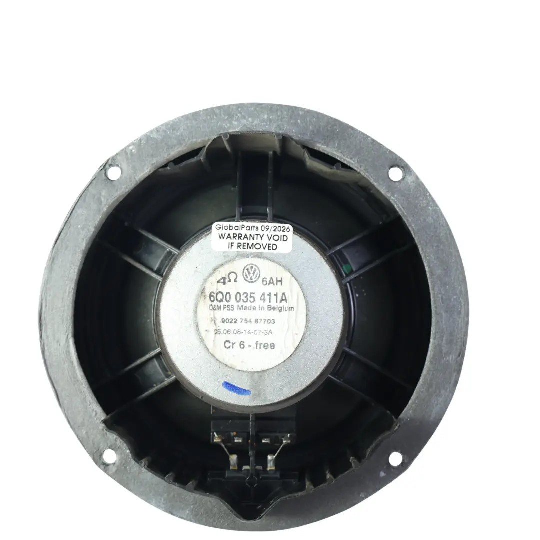 Mk4 Front Door Audio Speaker Left Right N/O/S to Volkswagen Polo with Part number 6Q0035411A Volkswagen Polo Mk4 Front Door Audio Speaker Left Right N/O/S - SKU 6Q0035411A - Part number 6Q0035411A