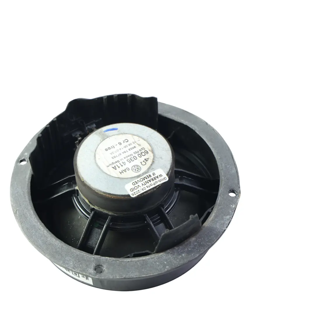 Mk4 Front Door Audio Speaker Left Right N/O/S to Volkswagen Polo with Part number 6Q0035411A Volkswagen Polo Mk4 Front Door Audio Speaker Left Right N/O/S - SKU 6Q0035411A - Part number 6Q0035411A