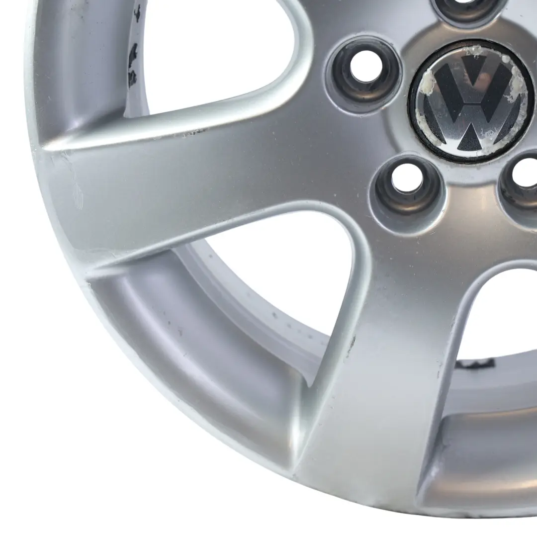 Volkswagen Polo MK4 Srebrna Felga Aluminiowa 15" 6J ET:43 - SKU 6Q0601025R-2 - Numer Części 6Q0601025R