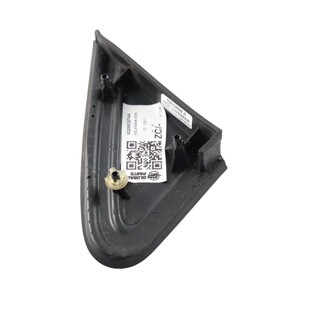 Volkswagen Polo MK4 Trim Triangolo Specchietto Anteriore Destro - SKU 6Q0853274A - Numero di parte 6Q0853274A