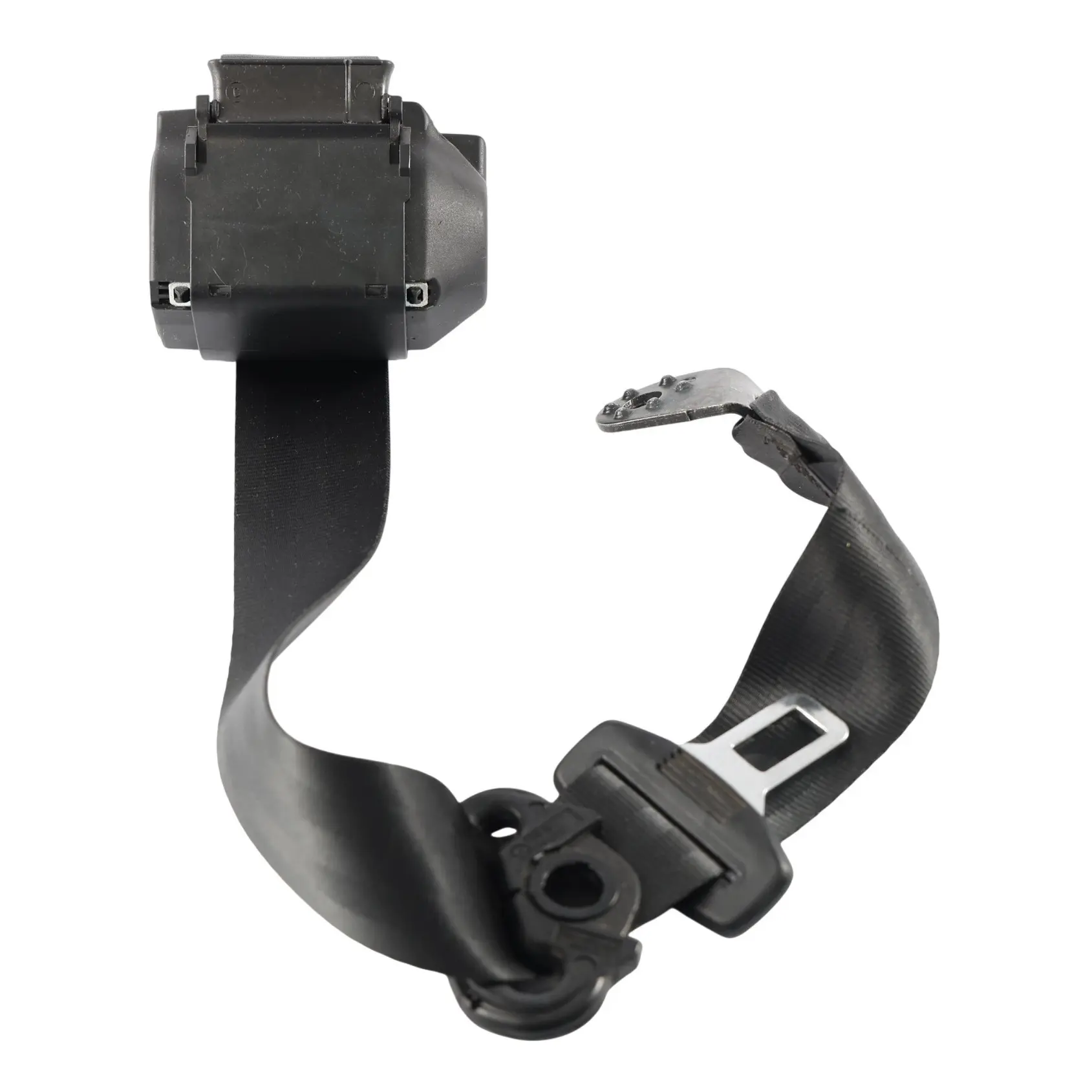 Volkswagen VW Polo Mk4 9N Seat Belt Rear Left N/S Seatbelt Black 6Q0857805A