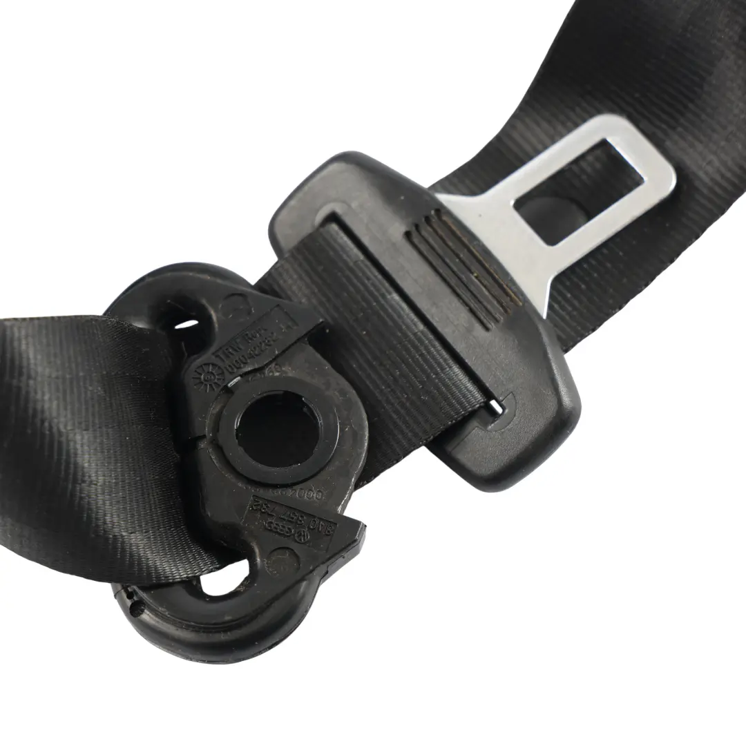 Volkswagen VW Polo Mk4 9N Seat Belt Rear Left N/S Seatbelt Black - SKU 6Q0857805A - Part number 6Q0857805A