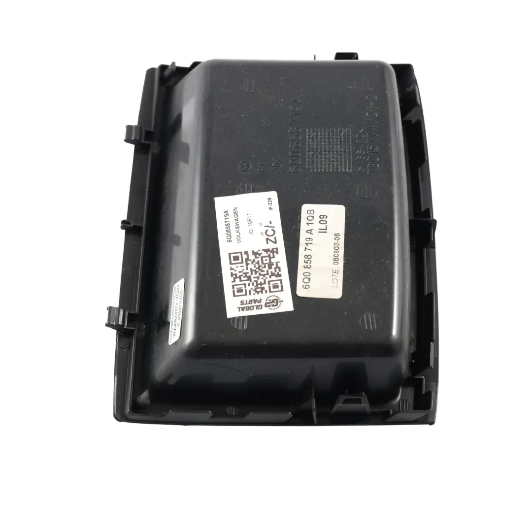 Volkswagen Polo Mk4 9N Dashboard Centre Storage Compartment Tray - SKU 6Q0858719A - Part number 6Q0858719A
