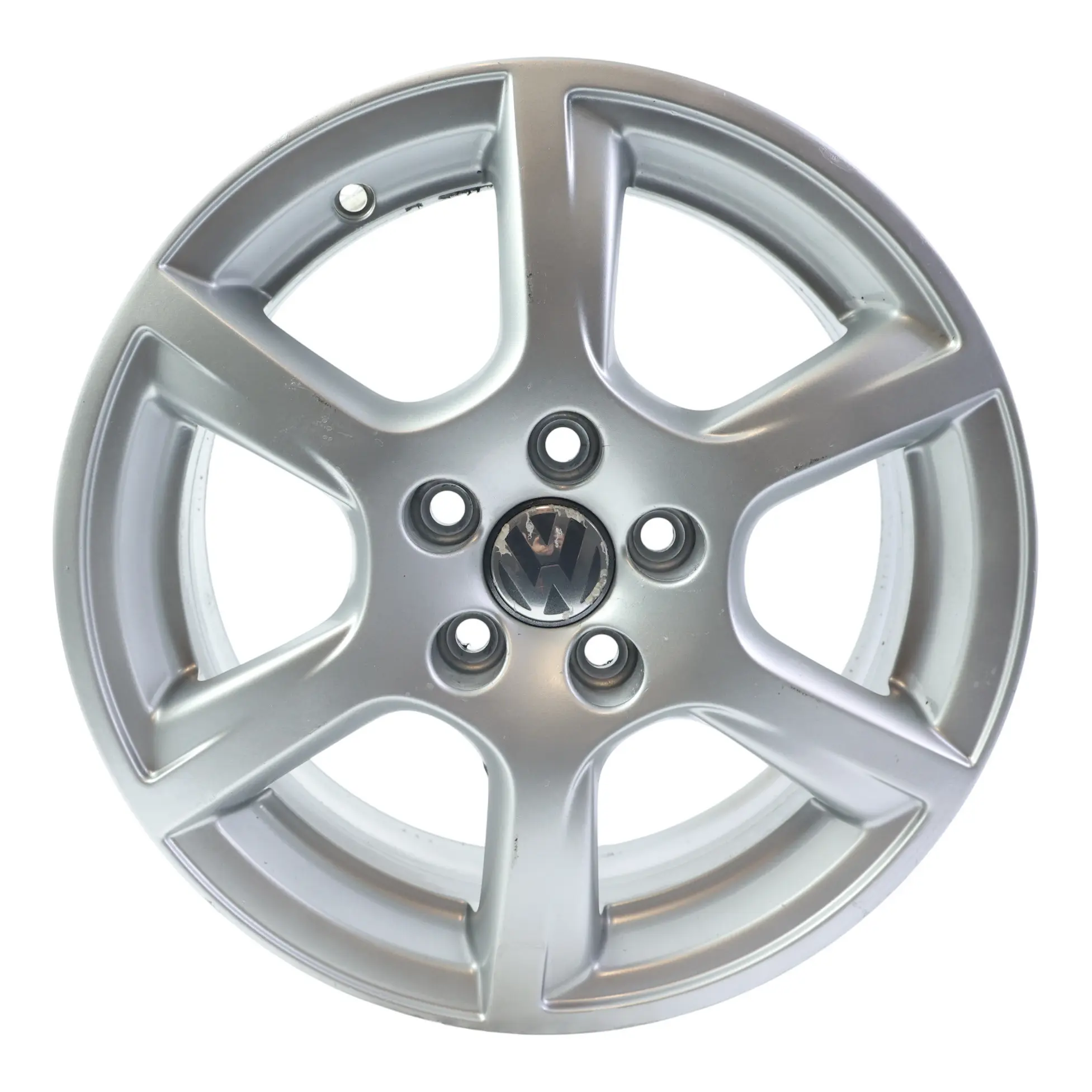 Volkswagen Polo 6R Mk5 Silver Wheel Alloy Rim 15" 6J ET:40 6R0601025M
