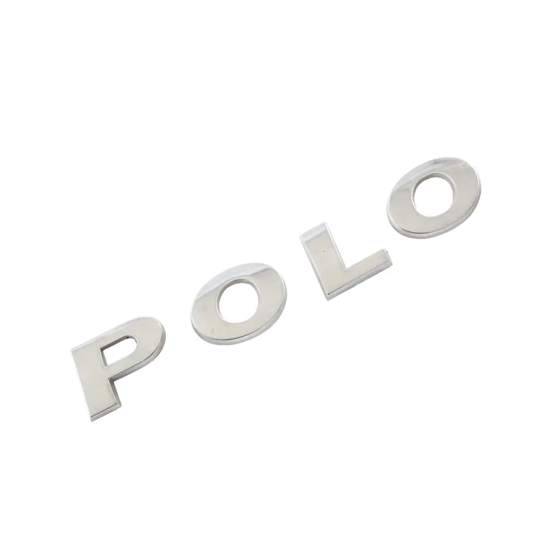 Boot Tailgate Emblem Lettering Badge Logo to Volkswagen Polo 6R with Part number 6R0853687A Volkswagen Polo 6R Boot Tailgate Emblem Lettering Badge Logo - SKU 6R0853687A - Part number 6R0853687A