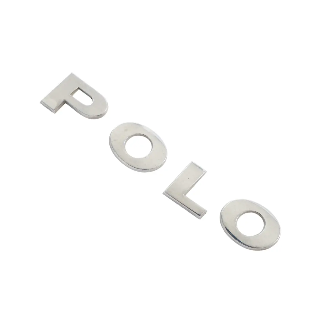 Boot Tailgate Emblem Lettering Badge Logo to Volkswagen Polo 6R with Part number 6R0853687A Volkswagen Polo 6R Boot Tailgate Emblem Lettering Badge Logo - SKU 6R0853687A - Part number 6R0853687A