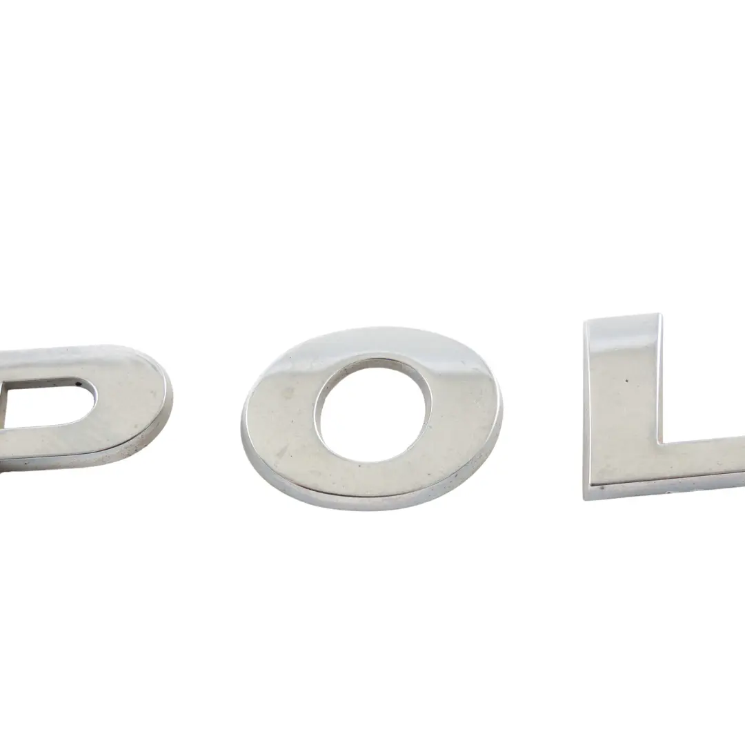 Boot Tailgate Emblem Lettering Badge Logo to Volkswagen Polo 6R with Part number 6R0853687A Volkswagen Polo 6R Boot Tailgate Emblem Lettering Badge Logo - SKU 6R0853687A - Part number 6R0853687A
