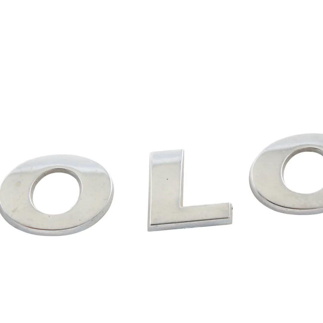 Boot Tailgate Emblem Lettering Badge Logo to Volkswagen Polo 6R with Part number 6R0853687A Volkswagen Polo 6R Boot Tailgate Emblem Lettering Badge Logo - SKU 6R0853687A - Part number 6R0853687A