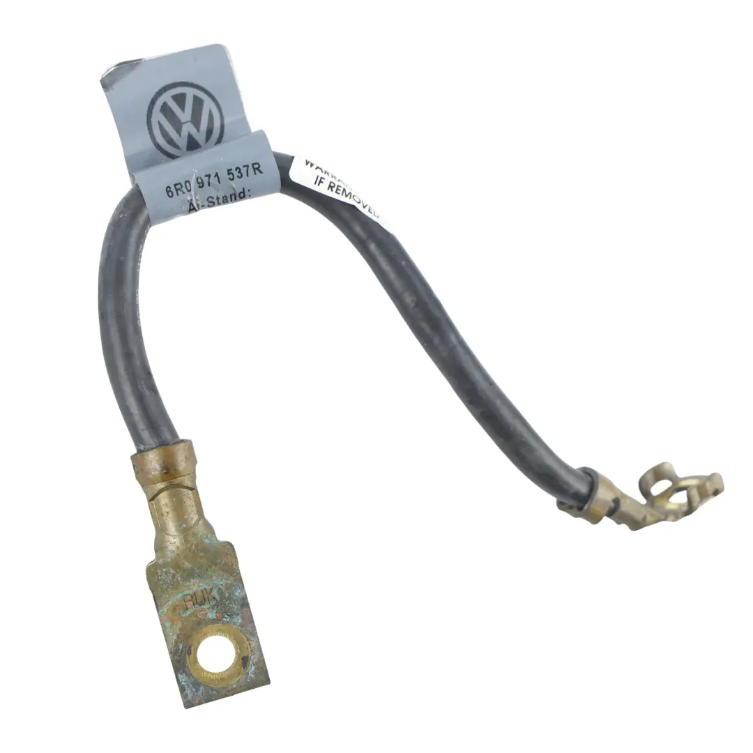 Audi A1 S1 8X Skoda Fabia Battery Terminal Negative Earth Cable - SKU 6R0971537R - Part number 6R0971537R