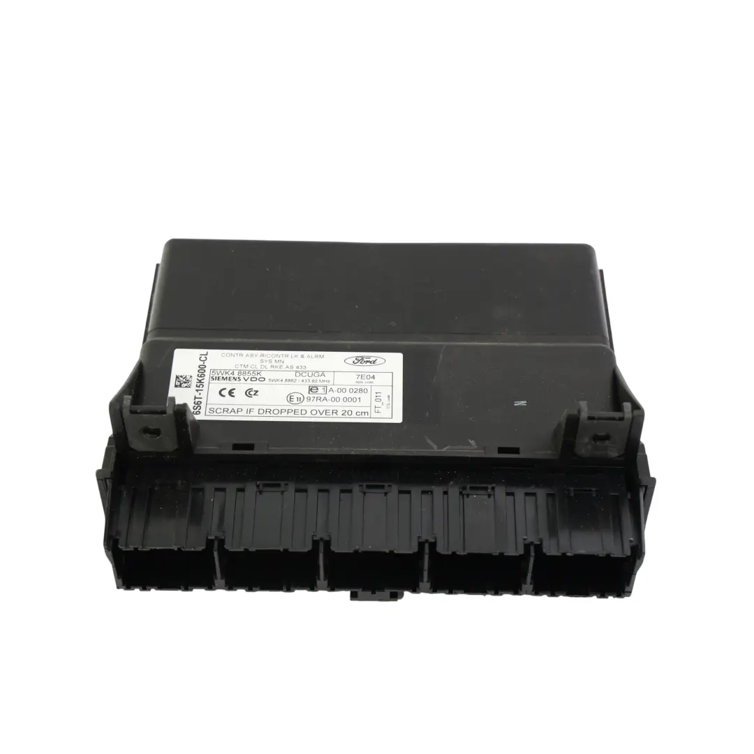Ford Fiesta Mk5 ST150 N4JB 150HP Engine ECU Kit BCM + Key - SKU 6S61-12A650-XB-1 - Part number 6S61-12A650-XB