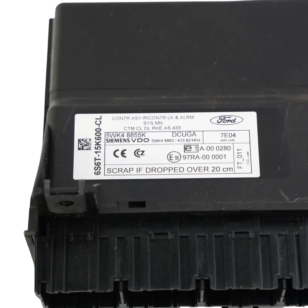 Mk5 ST150 N4JB 150HP Engine ECU Kit BCM + Key to Ford Fiesta with Part number 6S61-12A650-XB Ford Fiesta Mk5 ST150 N4JB 150HP Engine ECU Kit BCM + Key - SKU 6S61-12A650-XB-1 - Part number 6S61-12A650-XB