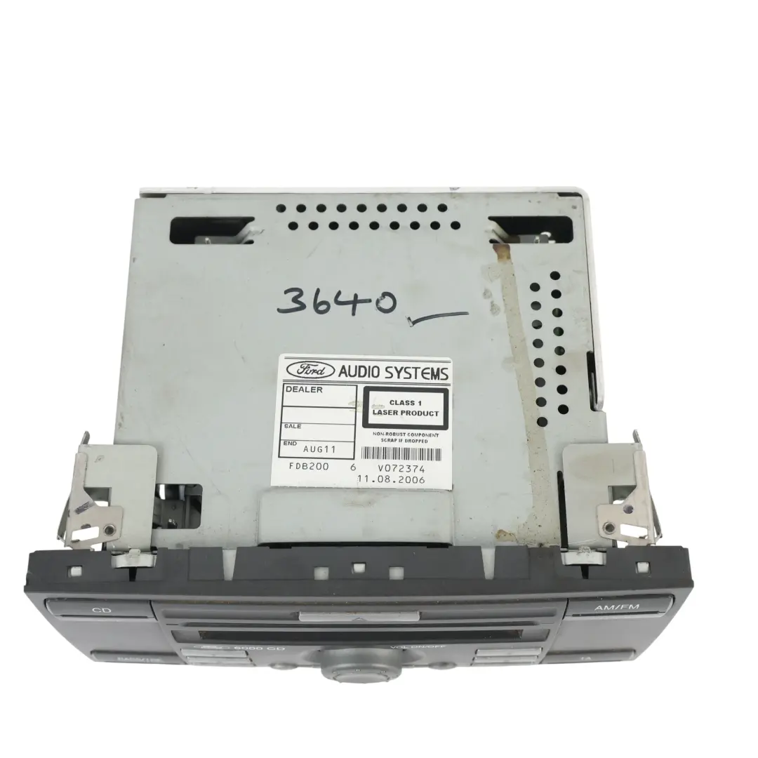 Radio CD Spieler Kopfeinheit Single CD KW2000 für Ford Transit MK7 mit Teilenummer 6S61-18C815-AG Ford Transit MK7 Radio CD Spieler Kopfeinheit Single CD KW2000 - SKU 6S61-18C815-AG - Teilenummer 6S61-18C815-AG