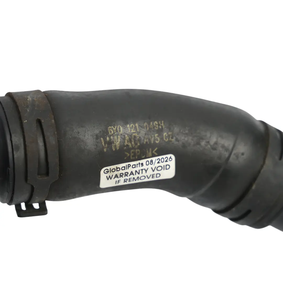 Coolant Hose Tube Line Pipe 1.2 Petrol BMM to Volkswagen Polo 9N Engine with Part number 6Y0121049H Volkswagen Polo 9N Engine Coolant Hose Tube Line Pipe 1.2 Petrol BMM - SKU 6Y0121049H - Part number 6Y0121049H