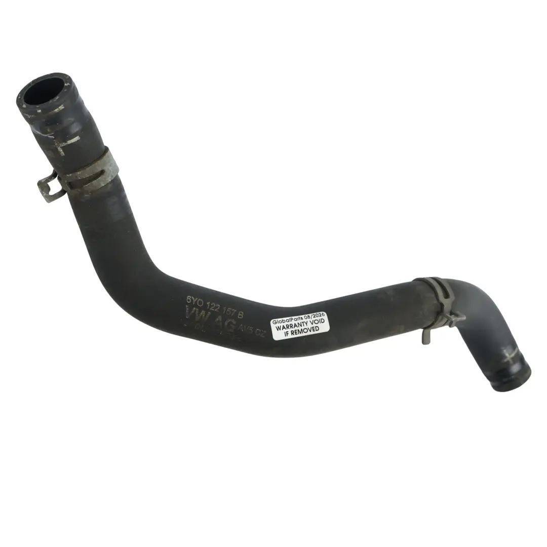 Coolant Hose Tube Line Pipe 1.2 Petrol BMM to VW Volkswagen Polo 9N with Part number 6Y0122157B VW Volkswagen Polo 9N Coolant Hose Tube Line Pipe 1.2 Petrol BMM - SKU 6Y0122157B - Part number 6Y0122157B