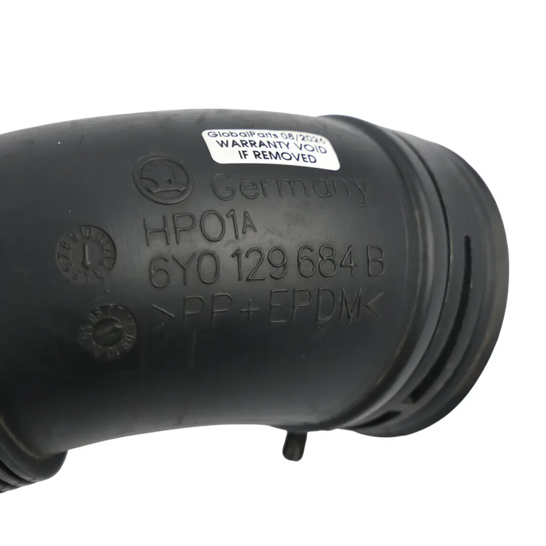 Filter Intake Pipe Tube Line Hose 1.2 Petrol to Volkswagen Polo 9N Air with Part number 6Y0129684B Volkswagen Polo 9N Air Filter Intake Pipe Tube Line Hose 1.2 Petrol - SKU 6Y0129684B - Part number 6Y0129684B