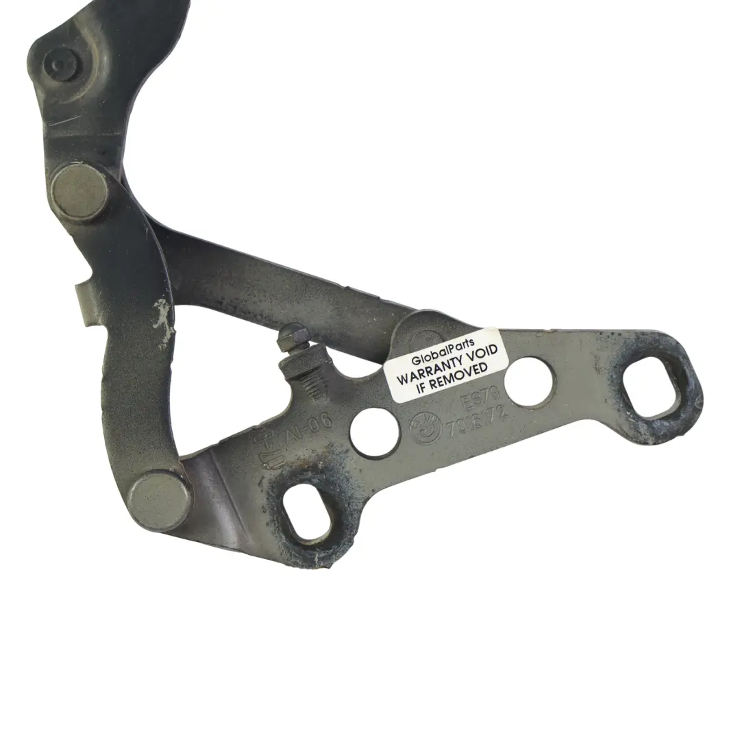 BMW Z4 E85 Hood Bonnet Hinge Front Right O/S Silbergrau Metallic - A08 - SKU 7016172-SBG - Part number 7016172