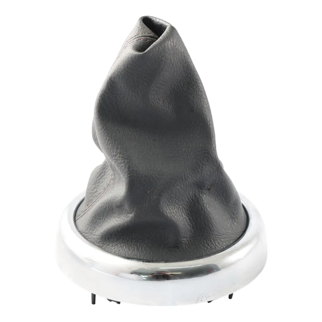 Mini R50 R52 R53 Schalthebel Zierring Chrom Manschette Leder Schwarz - SKU 7052157-4 - Teilenummer 7052157