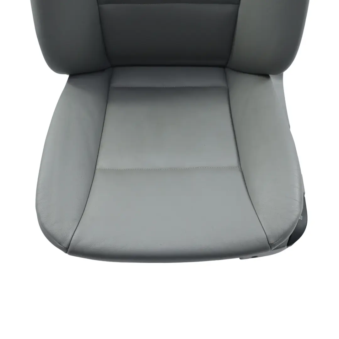 BMW E60 E61 Siège Avant Gauche En Cuir Gris Dakota - SKU 7076665-2 - Numéro de pièce 7076665