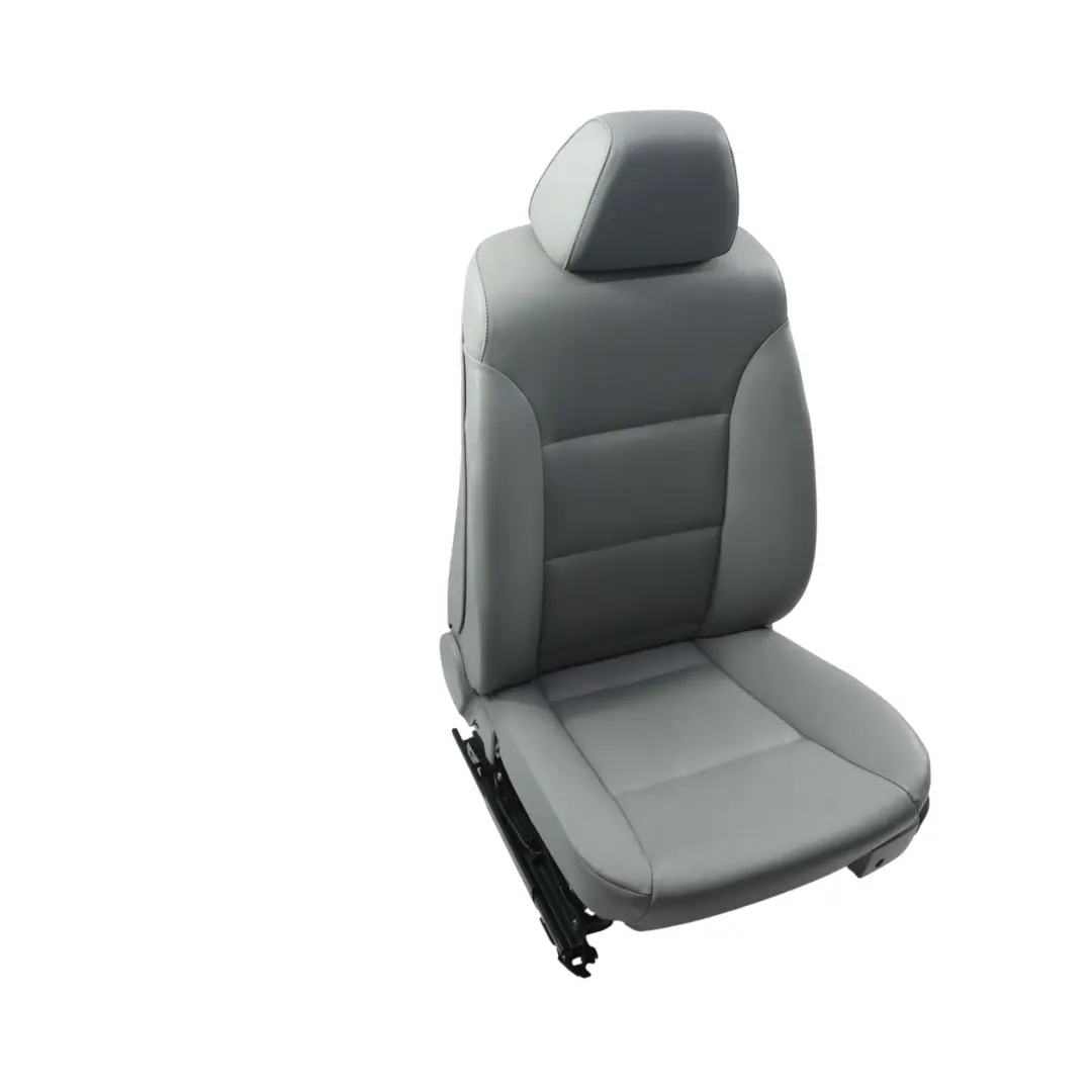 Asiento Delantero De Cuero Eléctrico Dakota Gris Izquierdo para BMW E60 E61 con número de pieza 7076665 BMW E60 E61 Asiento Delantero De Cuero Eléctrico Dakota Gris Izquierdo - SKU 7076665-2 - Número de pieza 7076665