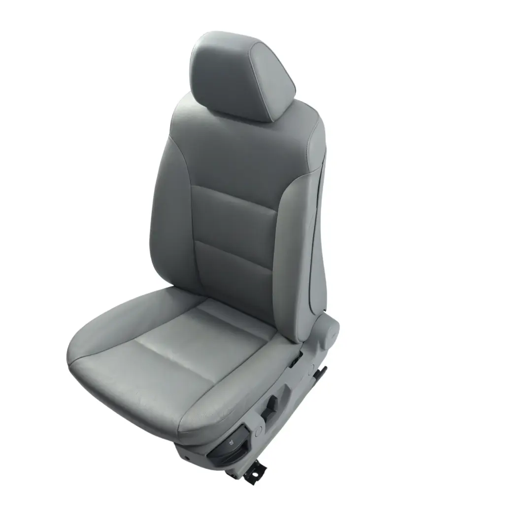 Asiento Delantero De Cuero Eléctrico Dakota Gris Izquierdo para BMW E60 E61 con número de pieza 7076665 BMW E60 E61 Asiento Delantero De Cuero Eléctrico Dakota Gris Izquierdo - SKU 7076665-2 - Número de pieza 7076665