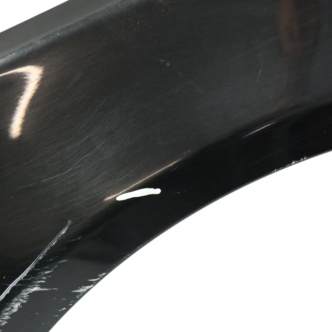 BMW E60 E61 Seitenverkleidung Vorne Links Kotflügel Schwarz Saphir Metallic 475 - SKU 7111429-BS - Teilenummer 7111429