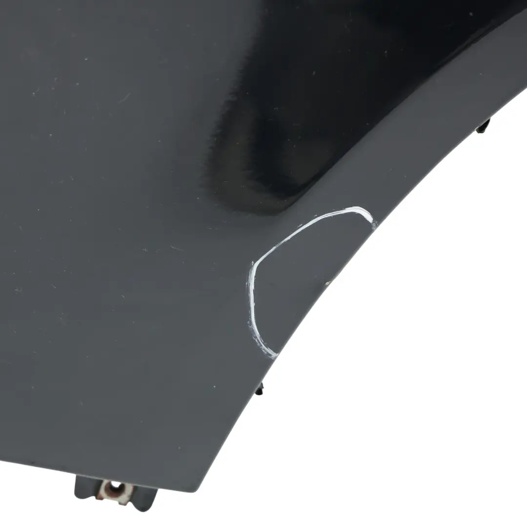BMW E60 E61 Side Panel Front Right Wing Fender O/S Carbonschwarz Black - 416 - SKU 7111430-CAR1 - Part number 7111430