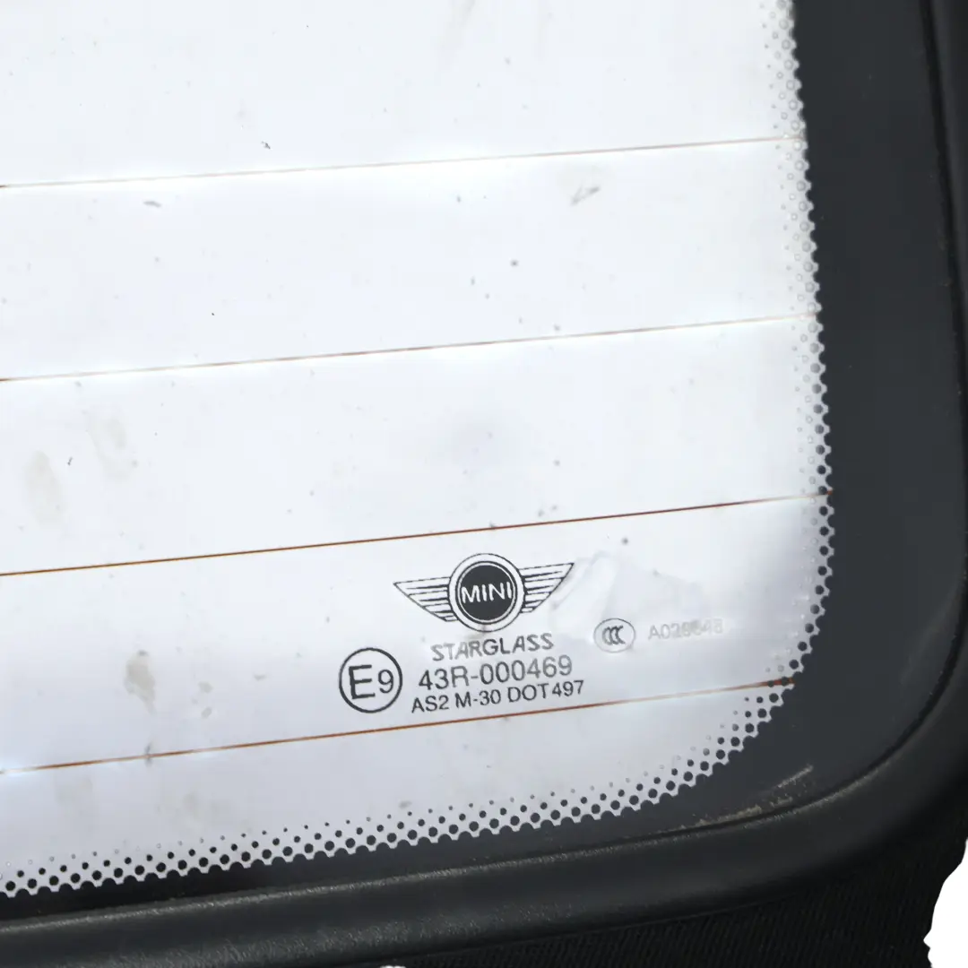 Roof Folding Soft Top Cover Black to Mini R52 Cabrio Convertible with Part number 7135290 Mini R52 Cabrio Convertible Roof Folding Soft Top Cover Black - SKU 7135290-1 - Part number 7135290