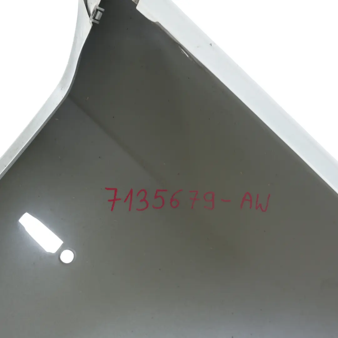 Pannello laterale parafango anteriore sinistro Alpinweiss - 300 per BMW E90 E91 con numero di parte 7135679 BMW E90 E91 Pannello laterale parafango anteriore sinistro Alpinweiss - 300 - SKU 7135679-AW - Numero di parte 7135679