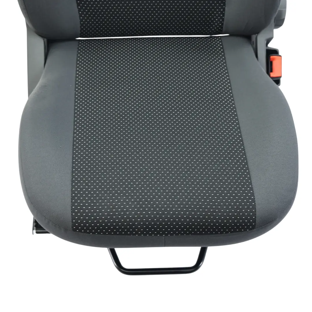 Fiat Panda Mk2 Front Seat Cloth Fabric Black Anthracite Right O/S - SKU 71734355-1 - Part number 71734355