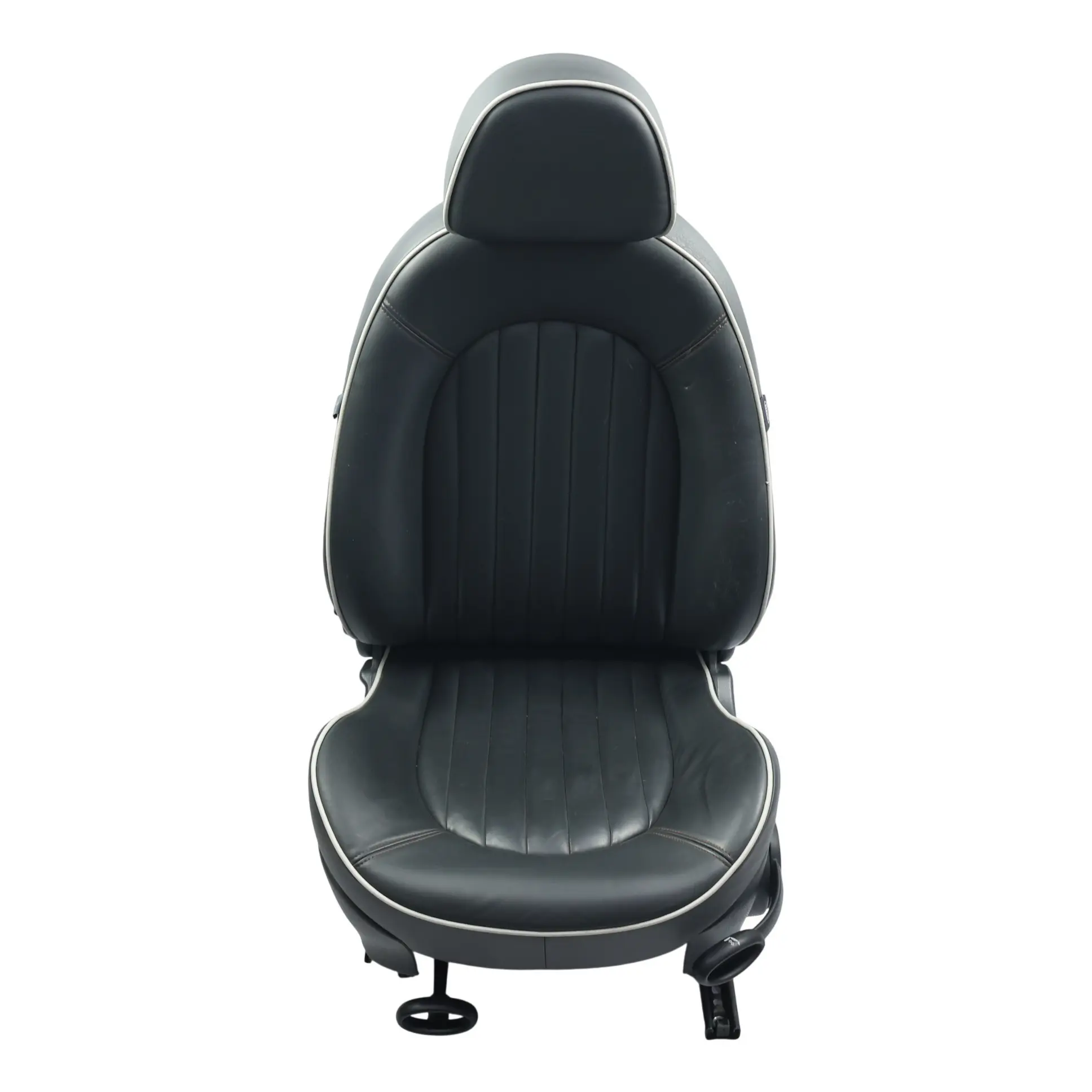 Mini R52 Seat Front Left N/S Heated Sidewalk English Leather Panther Black