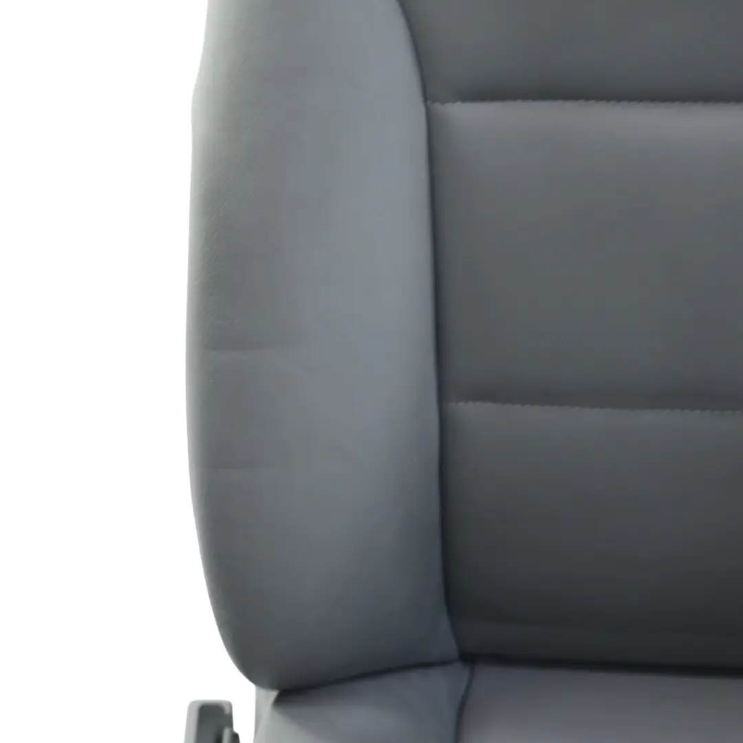 BMW E60 E61 Front Seat Leather Heated Dakota Grey Right O/S - SKU 7249322-6 - Part number 7249322