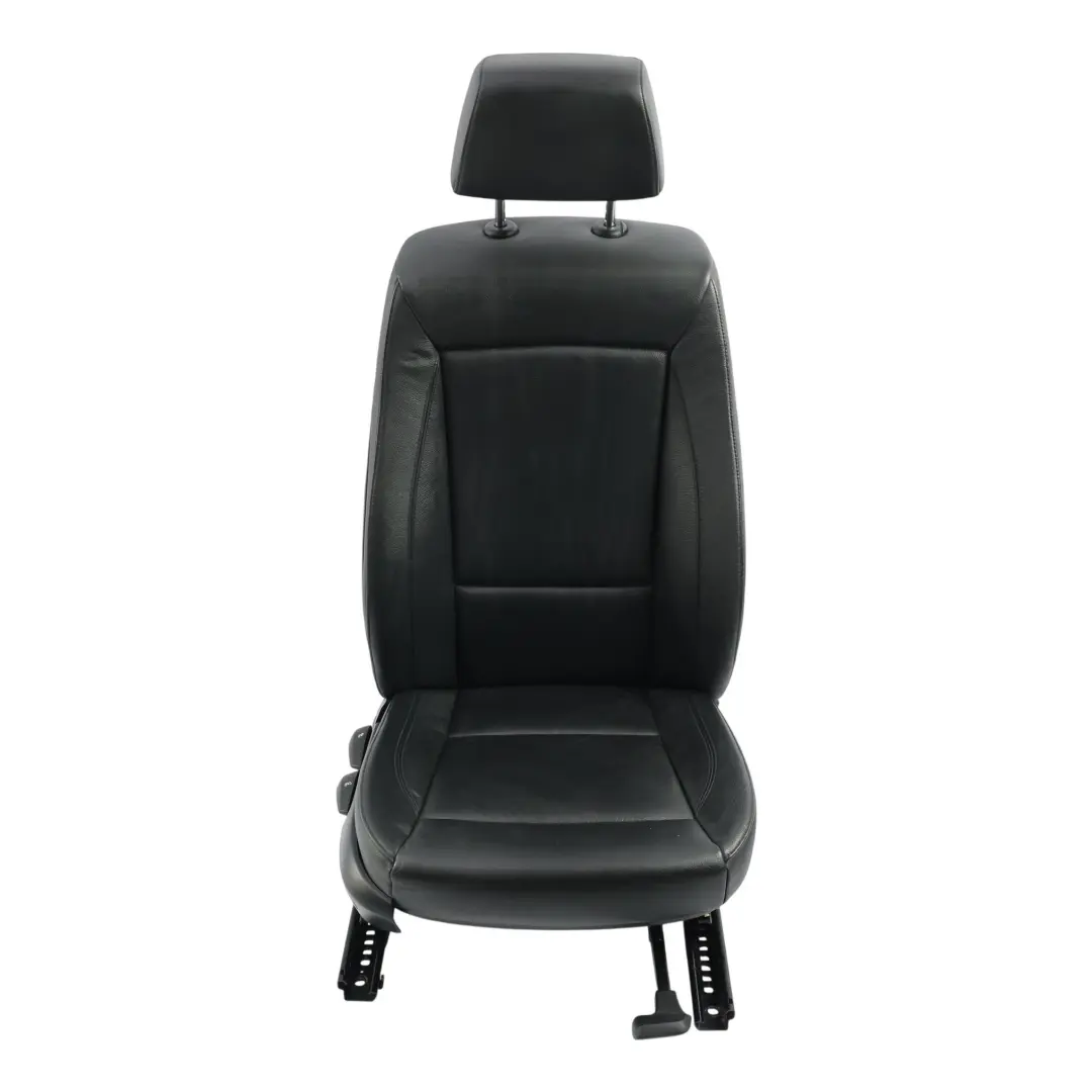 Front Seat Left N/S Leather Boston Black Interior Heated to BMW E87 with Part number 7251116 BMW E87 Front Seat Left N/S Leather Boston Black Interior Heated - SKU 7251116-1 - Part number 7251116