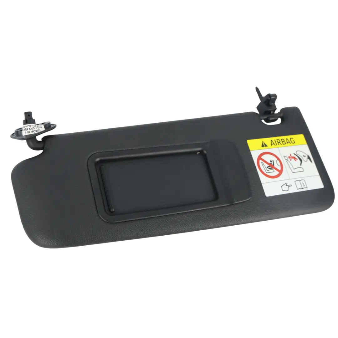 BMW E90 E91 LCI Sun Visor Mirror Left N/S Schwarz Black - SKU 7252005-5 - Part number 7252005