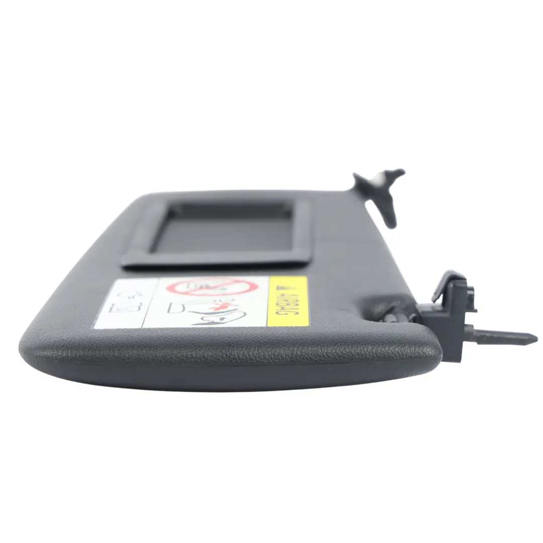 BMW E90 E91 LCI Sun Visor Mirror Left N/S Schwarz Black - SKU 7252005-5 - Part number 7252005