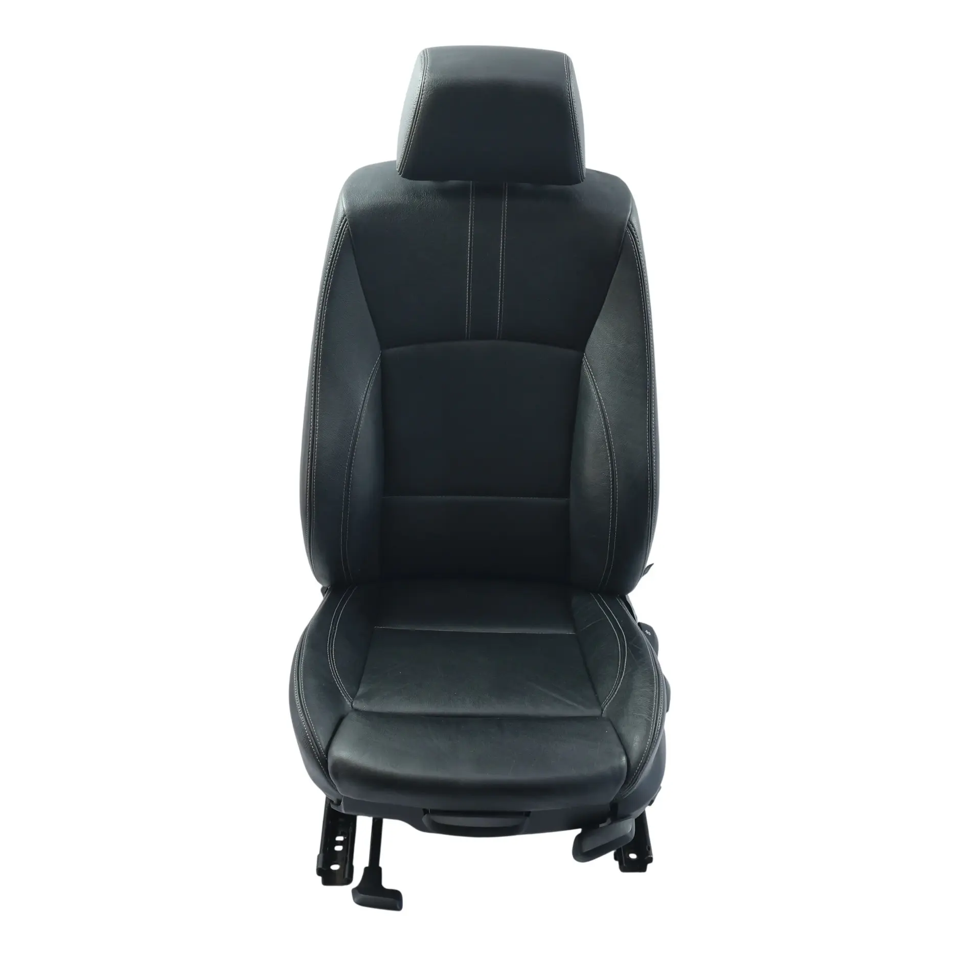 BMW X3 F25 X4 F26 Asiento Deportivo Cuero Negro Delantero Izquierdo 7255677