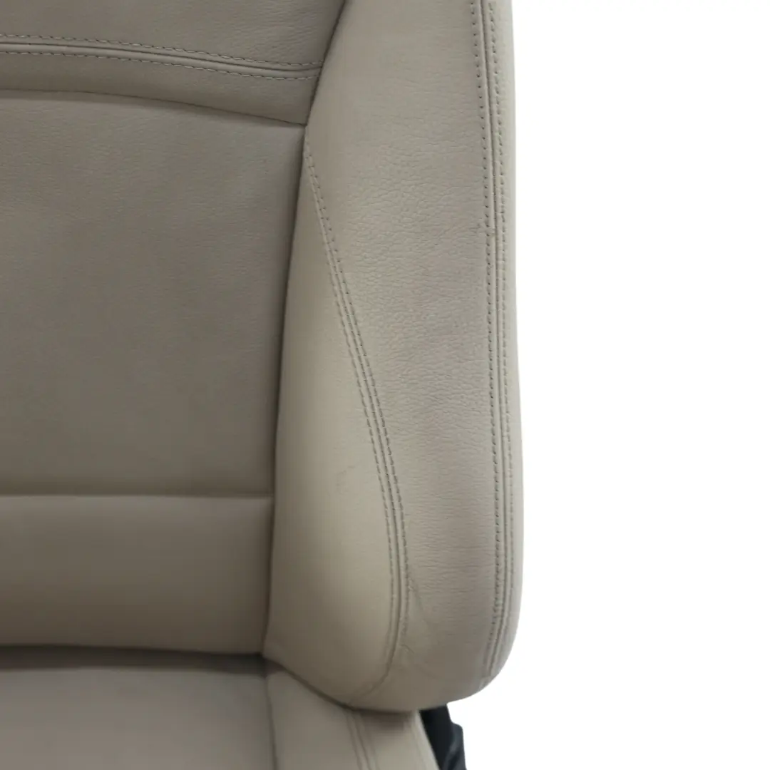 BMW E90 E91 LCI Seat Front Left N/S Heated Sport Leather Oyster - SKU 7257599-3 - Part number 7257599