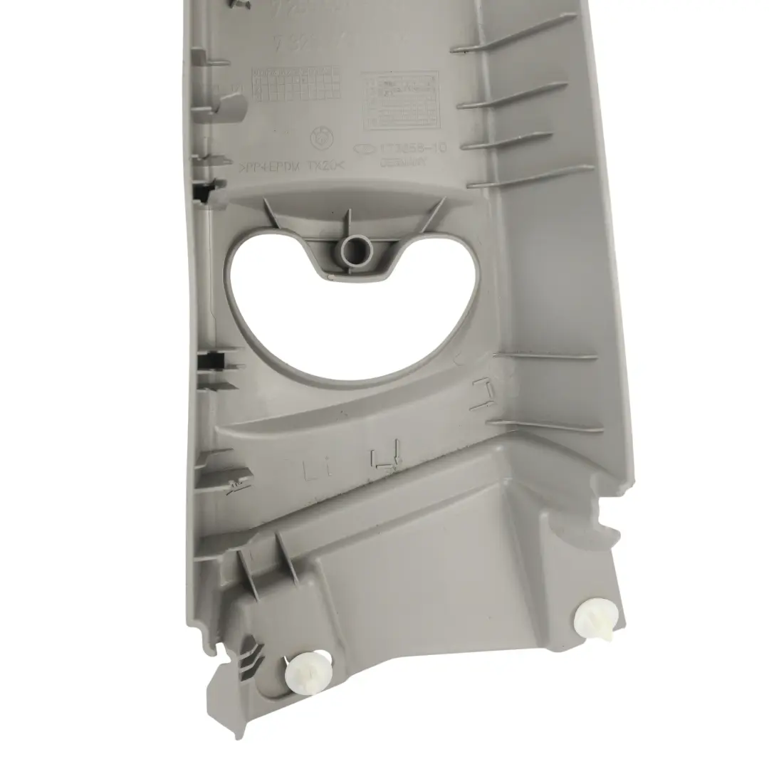 Garniture Pilier B Supérieure Gauche Gris Everest pour BMW F21 LCI à propos du numéro de pièce 7271423 BMW F21 LCI Garniture Pilier B Supérieure Gauche Gris Everest - SKU 7271423 - Numéro de pièce 7271423