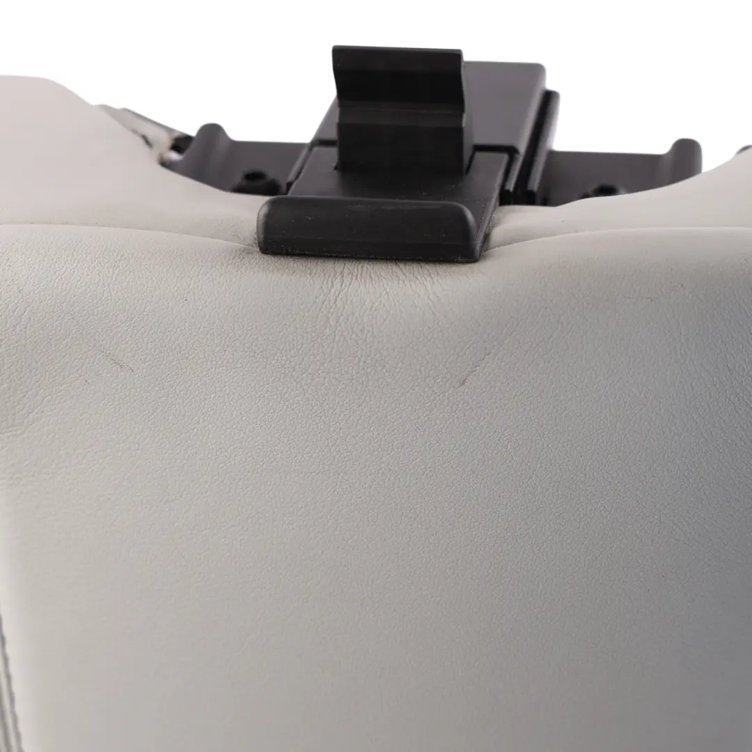 Backrest Armrest Leather Merino Silverstone to BMW F12 M6 Seat Cover Rear with Part number 8066577 BMW F12 M6 Seat Cover Rear Backrest Armrest Leather Merino Silverstone - SKU 8066577 - Part number 8066577