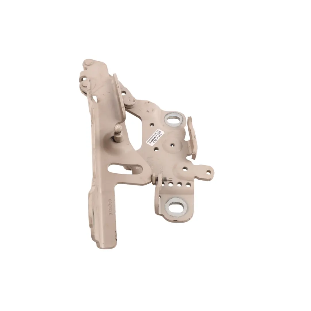 Front Bonnet Hood Hinge Right O/S Orionsilber Metallic - A92 to BMW F20 F22 F30 F31 with Part number 7286344 BMW F20 F22 F30 F31 Front Bonnet Hood Hinge Right O/S Orionsilber Metallic - A92 - SKU 7286344-ORION - Part number 7286344