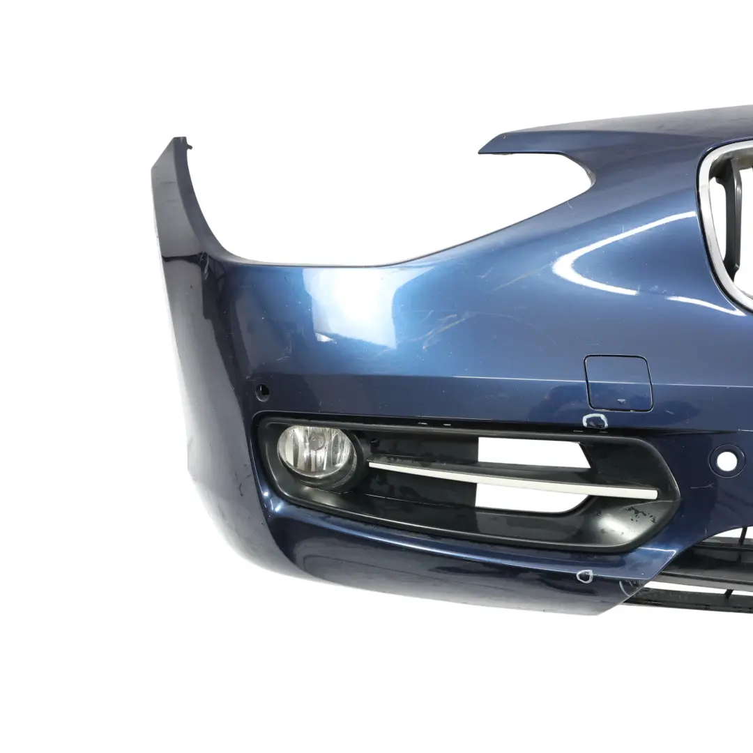 Front Bumper Trim Panel Urban Sport Line Tiefseeblau Metallic - A76 to BMW F20 F21 with Part number 7292973 BMW F20 F21 Front Bumper Trim Panel Urban Sport Line Tiefseeblau Metallic - A76 - SKU 7292973-DSB - Part number 7292973