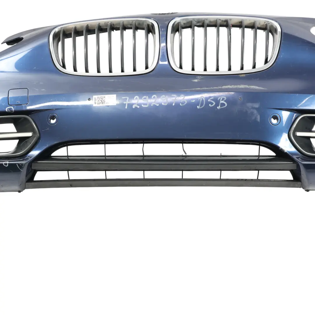 BMW F20 F21 Front Bumper Trim Panel Urban Sport Line Tiefseeblau Metallic - A76 - SKU 7292973-DSB - Part number 7292973