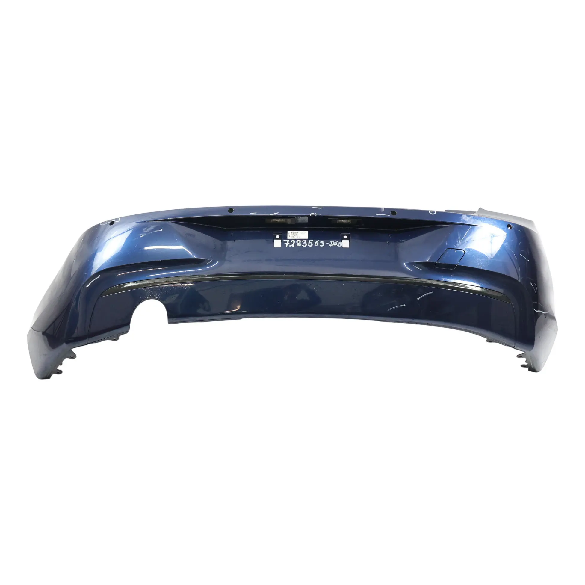BMW F20 F21 Zderzak Tylny Sport Line Tiefseeblau Niebieski Metalik - A76