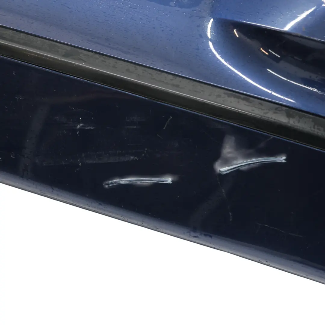 BMW F20 F21 Rear Bumper Trim Panel Sport Line Tiefseeblau Deep Sea Blue - A76 - SKU 7293569-DSB - Part number 7293569