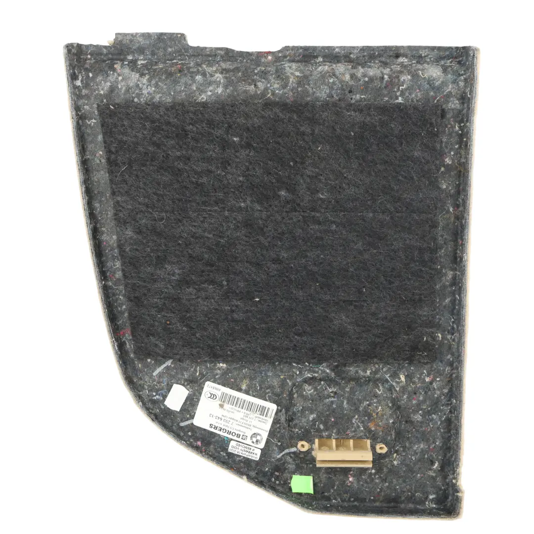 BMW F31 Trunk Trim Rear Carpet Flap Boot Panel Beige Left N/S - SKU 7293677-2 - Part number 7293677