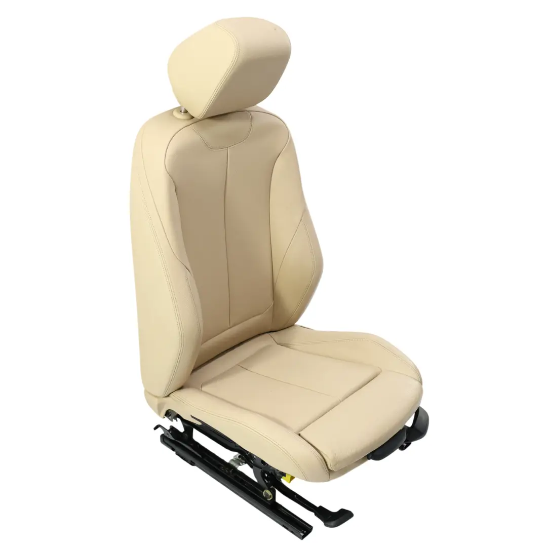 BMW F30 F31 Front Sport Seat Heated Electric Left N/S Leather Veneto Beige - SKU 7303735-1 - Part number 7303735