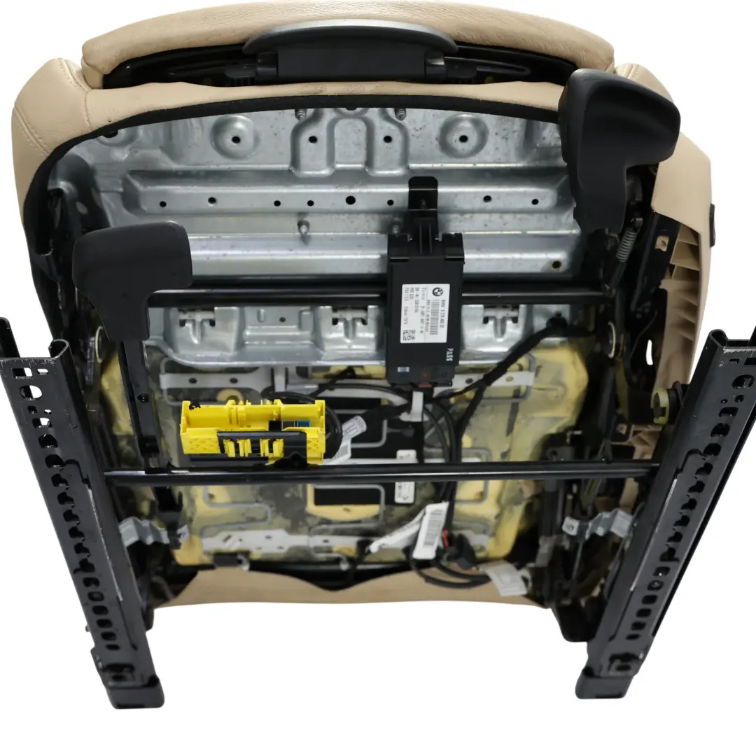 BMW F30 F31 Siège Sport Avant Chauffant Électrique Gauche Cuir Veneto Beige - SKU 7303735-1 - Numéro de pièce 7303735