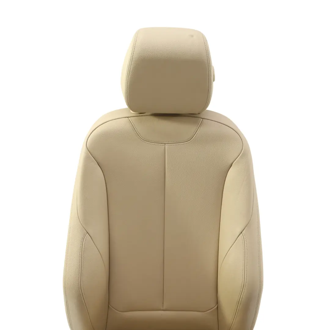 Front Sport Seat Heated Electric Left N/S Leather Veneto Beige to BMW F30 F31 with Part number 7303735 BMW F30 F31 Front Sport Seat Heated Electric Left N/S Leather Veneto Beige - SKU 7303735-1 - Part number 7303735