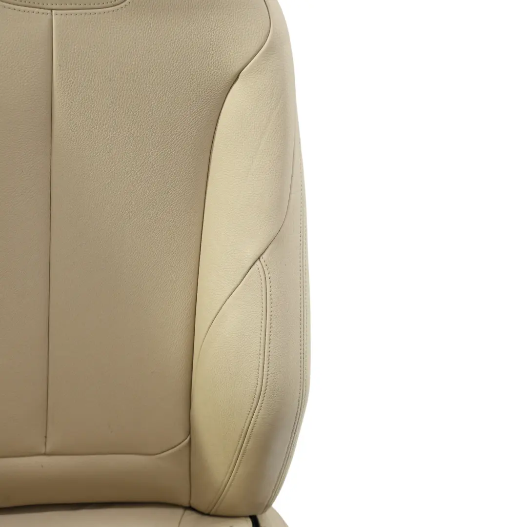 BMW F30 F31 Front Sport Seat Heated Electric Left N/S Leather Veneto Beige - SKU 7303735-1 - Part number 7303735